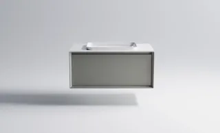 Тумба с раковиной Astra-Form Фрейм 4631177713880 90 см серый матовый